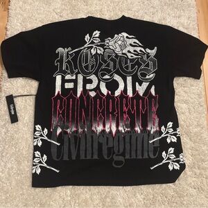 Rick and Morty Civil Regime Men’s T Shirt Streetwear Gothic Comic Vintage Core